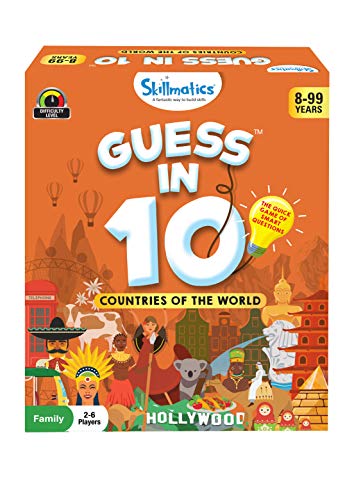 Skillmatics Guess in 10 Countries of the World | Card Game of Smart Questions | Super Fun for Travel & Family Game Night | Gifts for Ages 8-99 Toy Review India (Iknoor World )