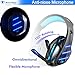 Gaming Headset for PS4 Xbox One PC, Beexcellent Noise Reduction Crystal Clarity 3.5 mm Professional Game Headphones with Microphone for Laptop Tablet Mac … (Blue)thumb 3