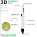 TECLEADER | 3D Printing Pen for Kids & Adults | Perfect Educational Toy for 3D Modeling, Printing and Doodling | Free Stencil EBook, 3 ABS Filaments & User Manual | Best Birthday Gift | Slim Design