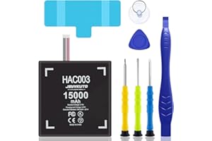 JSYVKUTO 15000mAh HAC-003/HAC003 Battery, New 0 Cycle Upgraded Higher Capacity Replacement Battery for Nintendo Switch 2017 Game Console HAC-001 Internal with Full Tool Kits