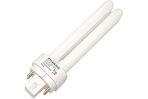 LEDVANCE Sylvania 20671 Compact Fluorescent 4 Pin Double Tube 3500K, 13-watt, White
