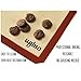 Silicone Baking Mat Half Sheet 16inches x 11inches x 0.75mm - for Bread Oven Baking, Cupcakes/Macaron/Pies/Pastry for Chefs, Holiday/Christmas Baking for Kids, Non Stick and Professional Grade Mat