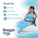 Snuggie Tails Dolphin Blanket- Comfy, Cozy, Super Soft, Warm, All Season, Wearable Blanket for Kids, As Seen on TV