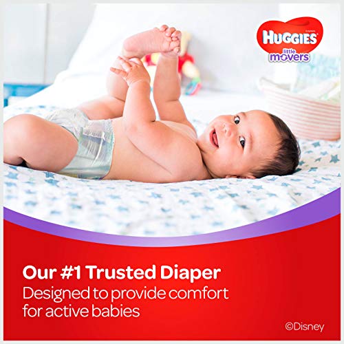HUGGIES Little Movers Diapers, Size 5, 132 Count (Packaging May Vary)