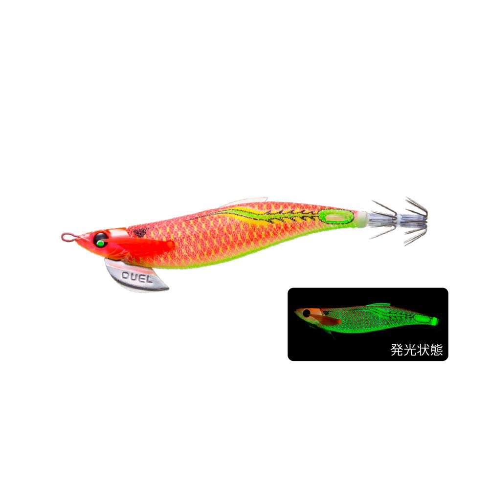 DUEL EZ-Q size 3.5 Luminous Green Green Squid jig from