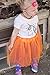 Fedio Girls Princess Tutu Skirts Set 5 Pack Kids Ballet Tutu Costume Dress with 5Pcs Flower Hair Ties(Ages 3-8)
