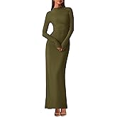 BTFBM Women Bodycon Maxi Dress Fall 2025 Long Sleeve Ruched Elegant Party Cocktail Formal Wedding Guest Dresses