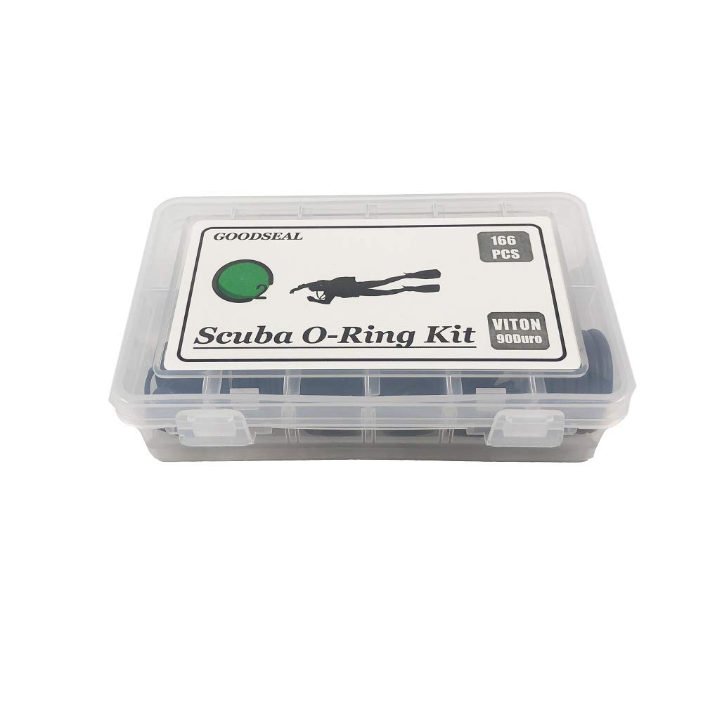 166Pcs Scuba ORing Kit Dive Hoses Rings Diving 12 Sizes Viton FKM 90