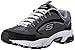 Skechers Sport Men's Stamina Nuovo Cutback Lace-Up Sneaker,Charcoal/Black,9 2E US