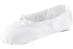 Ballet Shoes for Women Soft Canvas Dance Shoe with Non-Slip Soles Lightweight Yoga Practice Ballerina Flats Ladies