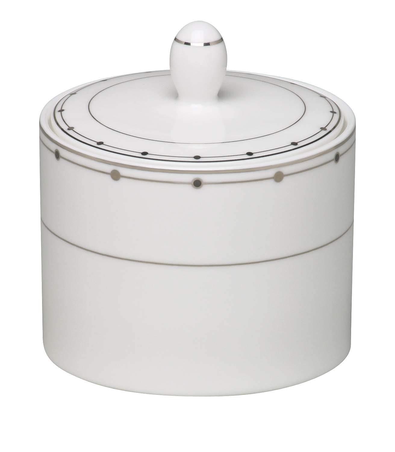 Elia BJ-CSB-025 Covered Sugar Bowl, Fine Bone China, 250 milliliters