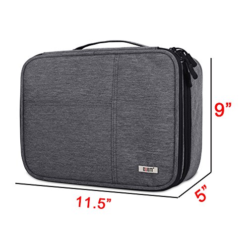 image for BUBM Travel Organizer, Electronic Accessories Storage Bag for Cord, Me