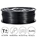 3D Mars 3D Printing Filament, 1.75 mm PLA 3D Printer Filament, 2.65 lbs(1.2KG), Dimensional Accuracy +/- 0.03mm, PLA Filament for Most 3D Printer, Black
