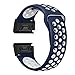 YOOSIDE for Fenix 5X/5X Plus Watch Band,26mm Easy Fit Soft Silicone Quick Release Replacement Band Strap for Garmin Fenix 3/3 HR/Fenix 5X/5X Plus/Fenix 3/3 HR/Quatix3,Fit 6.1