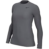 Nike Women's Legend Long Sleeve T-Shirt SP20 (XX-Large, Carbon Heather/Cool Grey)
