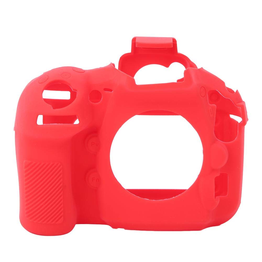 VBESTLIFE Camera Protector Cover,Soft Silicone Anti-skid Digital Camera Protective Cover for Nikon D810-Yellow, Red, Black, Camouflage Optional(Red)