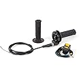 PUCKY New 7/8" 22mm Twist Throttle Accelerator Handle Grips and Cable Set with Kill On Off Switch for 50cc 110cc 150cc 250cc Mini Bike ATV Quad Pit Bike Dirtbike
