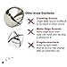 Loud Dog Door Bells | Sound from Good Quality Brass Bell is Easy to Hear | Adjustable Design for Different Dogs & Doors | Simple Instructions to Train | Best for Training Puppy To Go Potty Outside