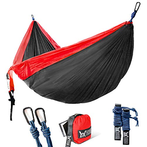 Winner Outfitters Double Camping Hammock Lightweight Nylon Portable