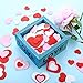 Blulu 900 Pcs Valentine's Day Hearts Foam Stickers Self Adhesive Assorted Colors and 3 Sizes Red Pink Heart Shaped Craft Stickers for Valentine's Day Decorations Card Making DIY Wedding Festival Decor