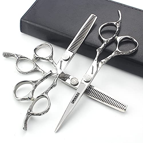 6/7-inch Professional Hair Clippers, Stainless Steel Sharp Hair Clippers, Hairdresser Specific Scissors. (6 inch-3pc)