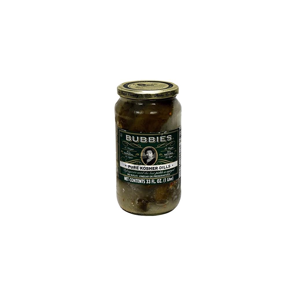 Bubbies Pure Kosher Dill Pickle 33.0 OZ(Pack of 1) The Pickle Store
