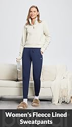 baleaf Women's Fleece Lined Pants Water Resistant