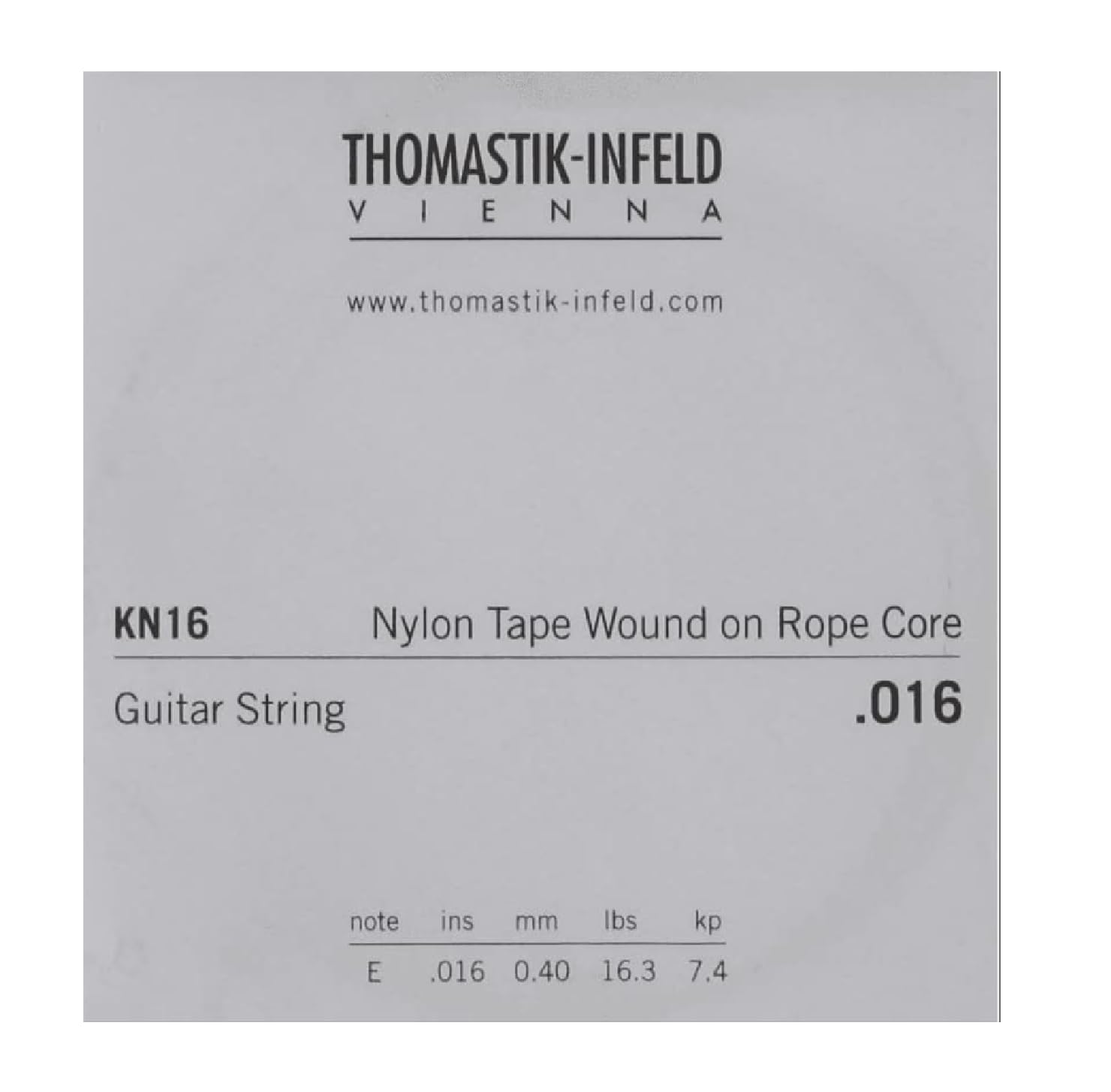 Thomastik single string G3 .018fw stainless steel flat wire on steel core KF18 for classical guitar Classic S Series set KF110 โ image 1