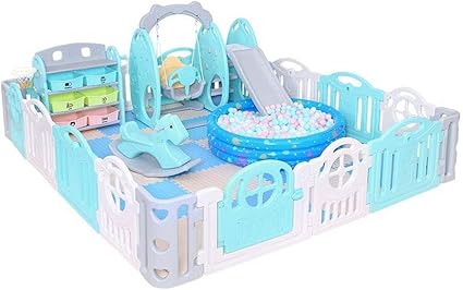 Sicherheitszaun Home Baby Indoor Krabbeln Mat Kinder Spielen Zaun Kleinkind Rutsche Baby Zaun Innen Amazon De Kuche Haushalt