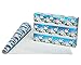 American Greetings Foil Christmas Bulk Gift Wrapping Paper Bundle with Gridlines, 3 Rolls; Santa and Friends, Candy Cane Stripes and Snowmen, 90 Total sq. ft.