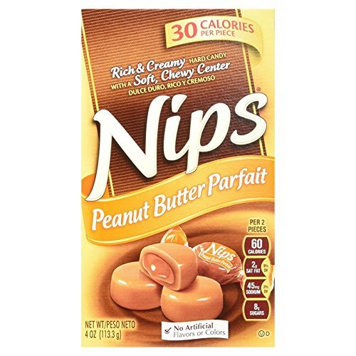 Nips Peanut Butter Parfait Candy, 4Ounce Boxes (Pack of 12) Pricepulse