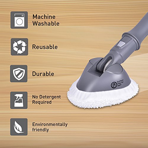 image for Bonnet Cleaning Pad - Microfiber Cleaning Pads, Set of 1 Mop Cleaning 