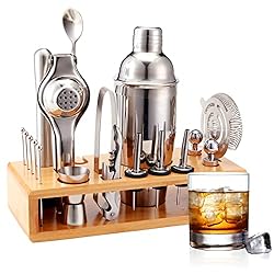 Mixology Bartender Kit: 20-Piece Bar Tool Set with