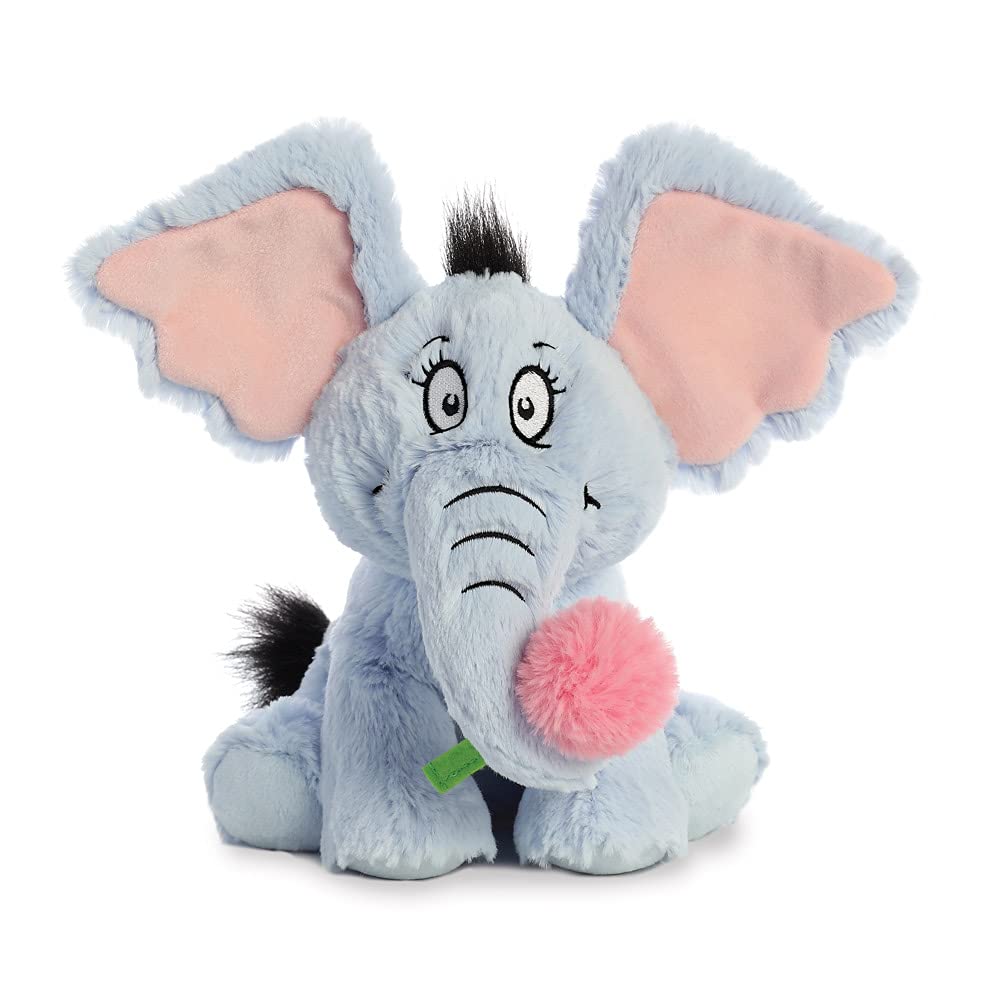 Aurora, 15915, Dr Suess, Horton Elephant 12In, Soft Toy, Blue & Pink