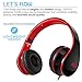 Sentey Flow Black/Red Foldable Headphones LS-4222