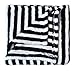 Baby Blanket (Black/White Stripes)
