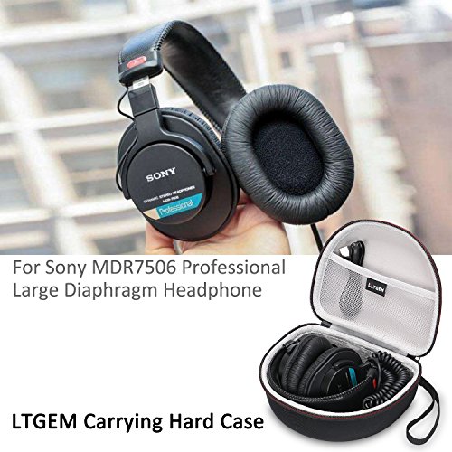 LTGEM Hard Headphones Case for Sony MDR7506 & MDRV6 Professional Large