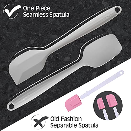 Silicone Spatula Set of 6 with Seamless OnePiece Design Premium BPA