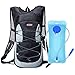 Hydration Backpack, Bukm UltraLight 2L Hydration Pack with Water Bladder Camping Hunting Running Hiking Cycling Walking Climbing Skiing Bag Daypack for Men Women Kids (Black)