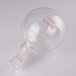 StonyLab Borosilicate Glass Heavy Wall Single Neck