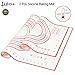 Non Stick Silicone Baking Mat 2 Pcs Set with Measurements, High Temperature Resistance Pastry Mat FDA Approved by Lasten