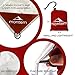 Montem Outdoor Gear Soft, Lightweight and Waterproof Camping Large (55-Inch-by-60-Inch) Pocket Blanket, Red