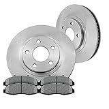 CRK13946 FRONT 320.04mm Premium OE 5 Lug [2] Brake Disc Rotors + [4] Metallic Brake Pads [CHALLENGER CHARGER MAGNUM 300]