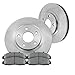 FRONT 320.04 mm Premium OE 5 Lug [2] Brake Disc Rotors + [4] Metallic Brake Pads