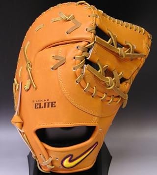 Amazon Nike ナイキ 一般硬式ダイアモンドエリートベイパーj4fb一塁手用 ファーストミット Bf1156オレンジ 801 右投げ Reglr Nike ナイキ グラブ ミット