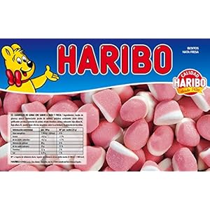 Haribo Besitos Nata – Fresa (1 kg)