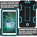XIQI Compatible with Galaxy Tab A 8.0 Case Three Layer Hybrid Rugged Heavy Duty Anti-Slip Case Full Body Protection Cover for Samsung Galaxy Tab A 8.0 inch 2015 Release(No Fit 2017),Black/Bule