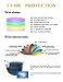 WELUK Polarized Clip-on Flip up Cat Eye Sunglasses Metal Frame for Prescription Glasses
