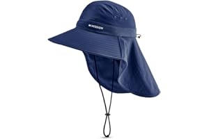 MISSION Cooling Sun Defender Sun Hat, UPF 50 UV Protection for Men Women, Wide Brim Outdoor Hat for Hiking, Fishing, Beach, Gardening
