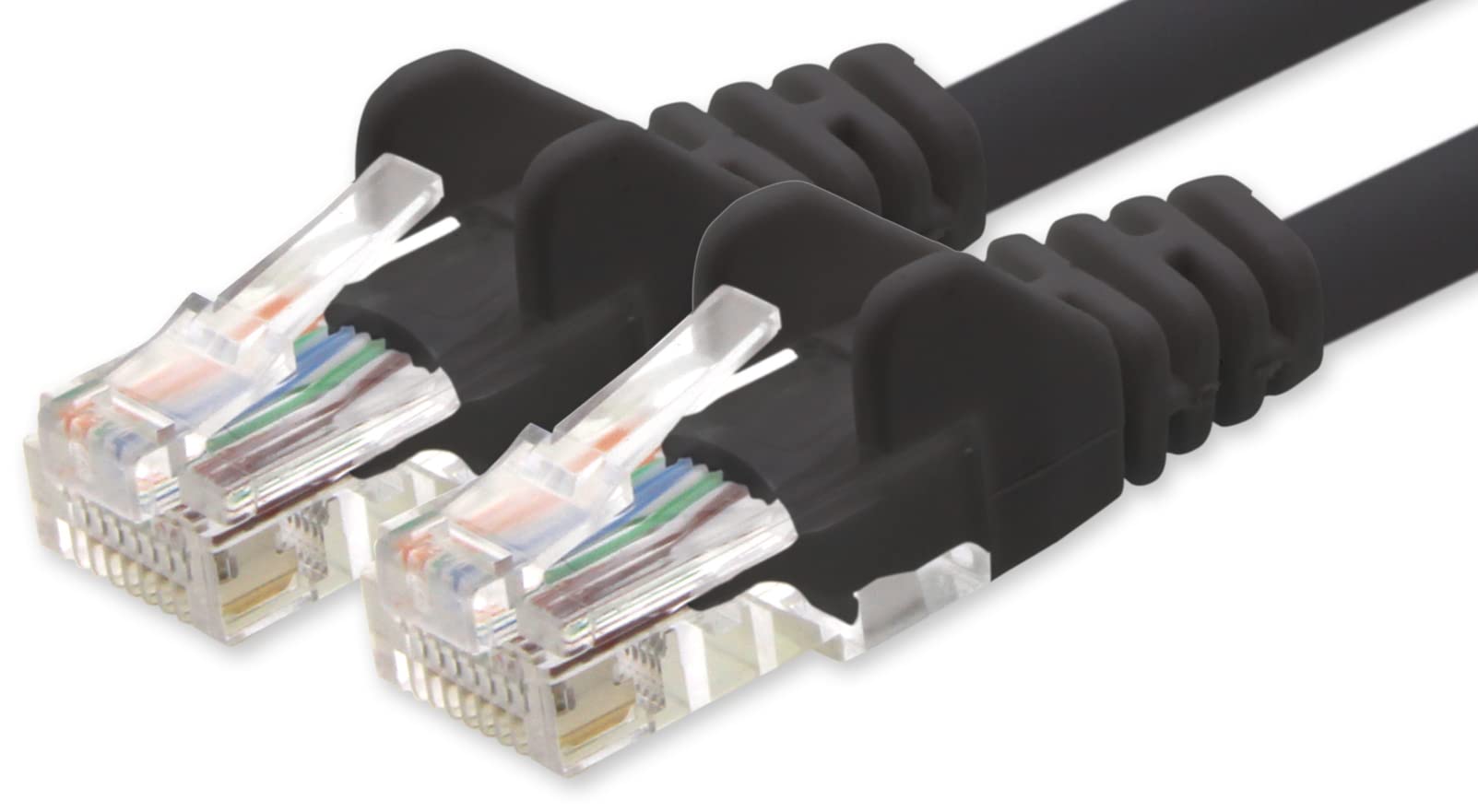 1aTTack.de Network cable Cat.6 - black - 1x - 10m - CAT6 Ethernet cable Lanka cable 1000 Mbits patch cable